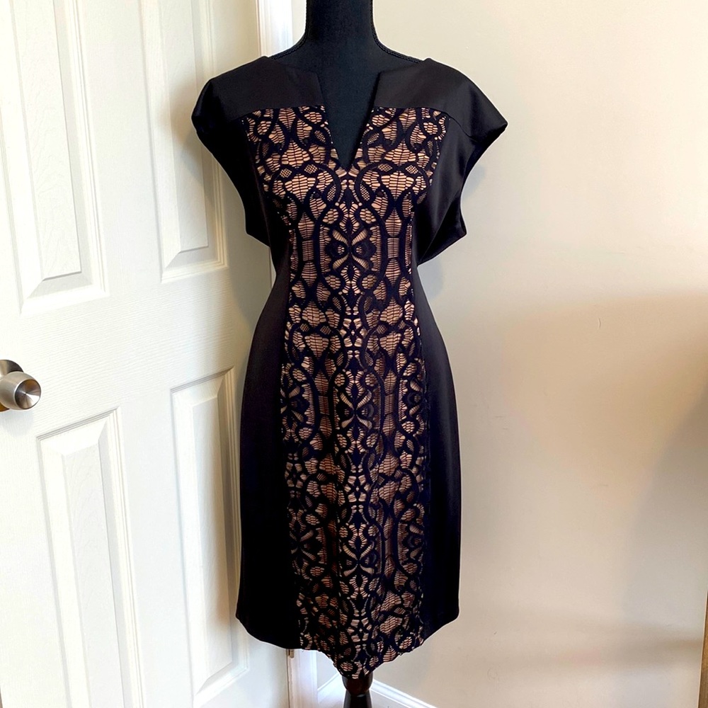 Black cocktail dress size 16
